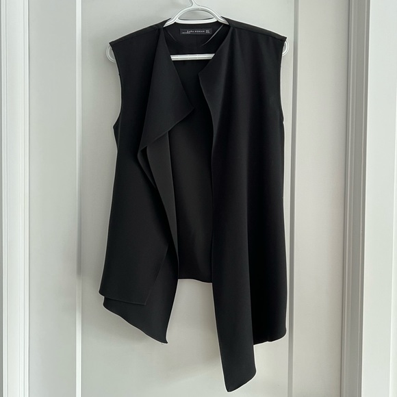 ZARA A-Symmetrical Dressy Vest - Picture 2 of 5
